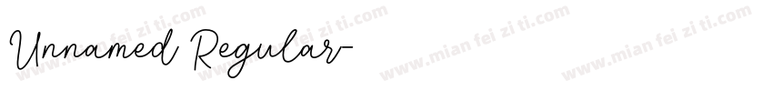Unnamed Regular字体转换